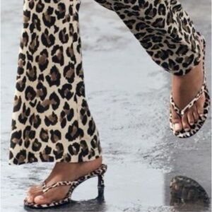 Zara Kitten Heel Sandals size 10